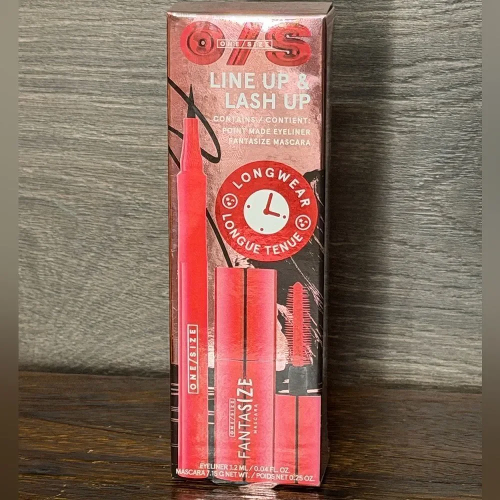 ONE/SIZE Eye Bundle Fantasize Mascara + Line Up & Lash Up + BrowKiki Pencils NEW